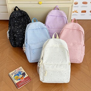 Japanese-Style New Large-Capacity <b>Backpack</b> Heart-Shaped Cross-Border Simple Casual <b>Backpack</b> - Product Image 1