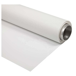 Rouleau de toile de <span class=keywords><strong>fond</strong></span> en vinyle mat <span class=keywords><strong>blanc</strong></span> pur Infinity, 2,72 x 6 m (9 x 20 pi), 510 g/m², avec barre de roulement en aluminium - Product Image 3