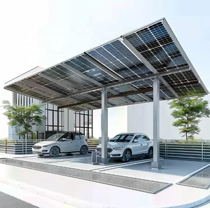 Jchx Zonnepaneel Carport Grond Mount Koolstofstaal Zonnepaneel Montagebeugels Voor Dak Of Grond - Product Image 5