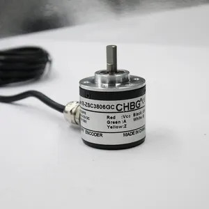 Codificador giratório incremental do pulso CHBG 600 DC5-24V AB duas fases 600Ppr ZSM3806-600BM-G5-24C