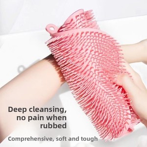 Multi-Functional Anti-Slip <b>Bath</b> Mat Home <b>Bath</b> <b>Brush</b> Suction Cup Rubbing <b>Back</b> Feet Massaging Tool Removing Dead Skin - Product Image 4