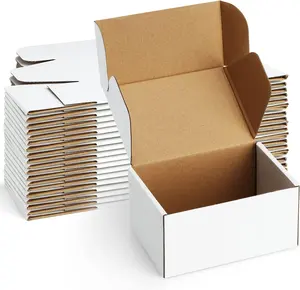 Custom Mailer Boxes Corrugated Paper Packing Carton Cosmetic Clothing Packaging Gift Shipping Box For Small Businesses