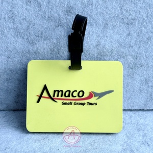 Etiquetas de PVC personalizadas para equipaje 2D/3D, etiqueta para equipaje, tarjeta de embarque, etiqueta para maleta, logotipo para tarjeta de embarque - Product Image 1