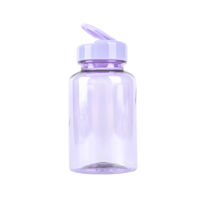 Good Sealing Colored Transparent 150ml Plastic Bottle Healthcare Supplement <b>Container</b> Vitamin Capsules Bottle With Flip Cap - Product Image 3