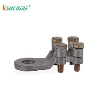Cosses en cuivre étamé avec pinces de jonction de câbles 16-240mm2 Conducteur pour système de mise à la terre