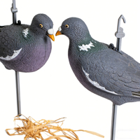 Nouveau Modèle de Leurre de Chasse Réaliste : Pigeons Artificiels en Plastique Légers et Résistants à l'Eau pour Décoration de Jardin