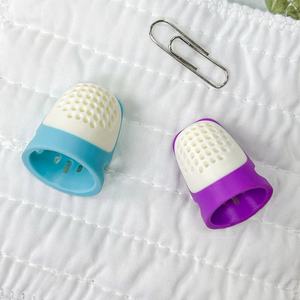 Benyedd 1 Fuchsia Medium Halfopen Vingerbedden 1 Blauwe Grote Vingerbabybedjes Maat 22/24/26/28 Naalden - Product Image 2