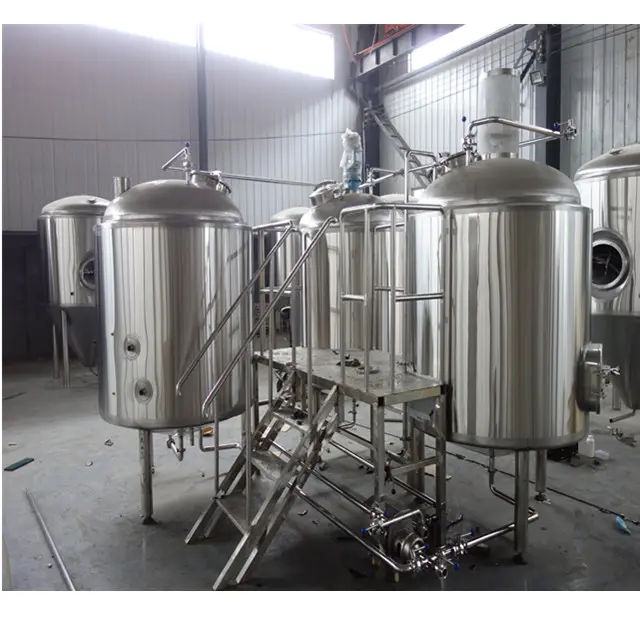 Honglin fabrika fiyat yüksek kalite endüstriyel bira 300L 300L 1000L 2000L brewhbira mayalama ekipmanı