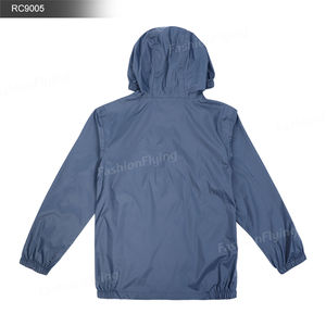 Veste de pluie pliable femmes imperméable léger coupe-vent extérieur actif avec capuche veste - Product Image 2