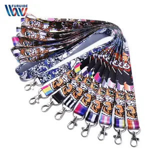 Cheap Custom Keychain Neck Halloween Funny Lanyards Anime Cartoon Lanyard