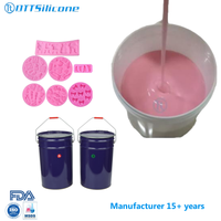 Caoutchouc de silicone liquide super doux pour la fabrication de moules, caoutchouc de silicone RTV-2