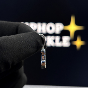 Collar con Colgante de Nombre Personalizado Neishalie, Plata de Ley 925, Estilo Hip Hop, con Micro Pavé de Moissanita, para Hombre y Mujer - Product Image 3