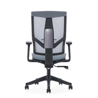 Chaise de bureau ergonomique de direction avec accoudoirs 3D et dossier entièrement en mesh, conforme à la norme BIFMA