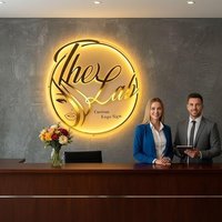 Enseigne Murale Lumineuse LED Néon Personnalisée en Acrylique 3D pour Salon de Coiffure, Logo Commercial, Publicité Multicolore avec Télécommande pour Fêtes