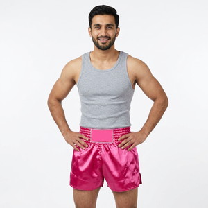 Pantalones Cortos de MMA Sublimados de Poliéster Hechos a Medida, Pantalones Cortos de Kick Boxing, Pantalones Cortos de Muay Thai para Hombre y Mujer con Función Elástica - Product Image 1