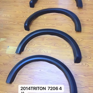 TOP Quality ABS <b>Plastic</b> Black Color Slim Style <b>Wheel</b> Fender for Mitsubishi Triton 2014 - Product Image 3