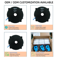 Transformateur de courant à noyau divisé YHDC SCT018R, sortie 5A, entrée 50-200A, précision 0,5%-3%, noyau en acier au silicium laminé, 50Hz-60Hz
