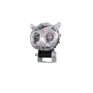 Faro LED para Motocicleta, Externo para Bicicletas Eléctricas, Faro Mejorado con Doble Haz, Faro de Motocicleta con Diseño de Búho Colorido - Product Image 6