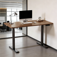 Bureau debout électrique pratique et de haute qualité pour la maison, le bureau, le gaming et la station de travail double usage