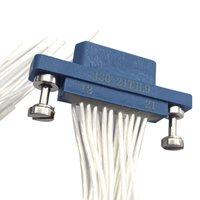Connecteur mâle d'aviation série J30 J30-NTJ, boîtier en plastique et contacts en nylon, indice de protection IP67, connecteur à sertir rectangulaire