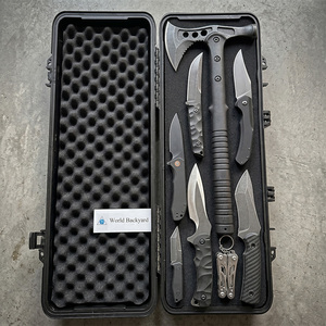 Cuchillo Táctico Premium para Exteriores, Legal para Llevar <span class=keywords><strong>en</strong></span> el Reino Unido, Kit <span class=keywords><strong>de</strong></span> Supervivencia Tipo Tomahawk, Estuche Rígido para Camping, Caza y Preparación para Emergencias - Product Image 5