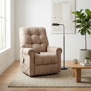 <span class=keywords><strong>Sillón</strong></span> Reclinable Multifuncional Eléctrico de Gravedad Cero para Sala de Estar, Silla Mecedora de Cuero Moderna con <span class=keywords><strong>Motor</strong></span> Eléctrico - Product Image 1