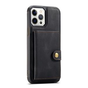 2022 affaires Style portefeuille téléphone étui arrière carte porte-monnaie magnétique couverture arrière support personnalisé étui détachable pour iPhone 16 - Product Image 4