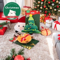 Jouet de Noël pour chat en peluche anti-stress, baguette auto-amusante pour chat, fournitures pour animaux de compagnie, vente en gros d'usine, édition limitée de Noël pour chatons