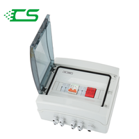 Kotak Kombiner PV Surya IP65 2 String 2 in 1 Out 1000V DC Kotak Sambungan Array untuk Sistem Tenaga Surya CE RoHS