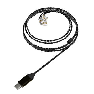 CCA JT2 Câble standard à âme en cuivre sans oxygène de haute pureté, construction tressée à la main, fiche plaquée or, connexion stable, qualité - Product Image 1