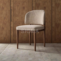 Sigma Design Chaises de salle à manger convertibles de luxe modernes Mobilier sectionnel de salle à manger d'intérieur en tissu pour centre commercial d'appartement