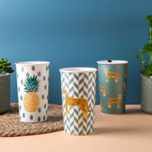 2025 superventas lindo guepardo Graffiti Taza <span class=keywords><strong>de</strong></span> cerámica botella <span class=keywords><strong>de</strong></span> agua creativa y tazas - Product Image 3