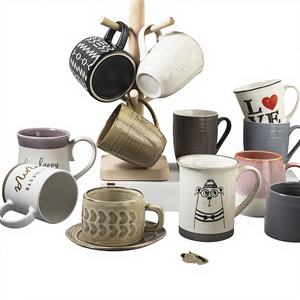 Cajas Sorpresa de 3 Tazas, Envío <span class=keywords><strong>Gratis</strong></span>, Entrega Aleatoria, Estilo Instagram, Pintadas a Mano, Resistentes a Altas Temperaturas, Aptas para Microondas, para Café - Product Image 1