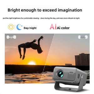 โปรเจคเตอร์อัจฉริยะแอนดรอยด์โฟกัสไฟฟ้า720P <span class=keywords><strong>ToF</strong></span> 3D ไวไฟ USB Pico LCD โฮมเธียเตอร์วิดีโอเกมพกพาสำหรับใช้งานกลางแจ้ง - Product Image 5
