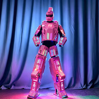 Costume LED Robot sur Pieds Lumineux en EVA pour Spectacles Scéniques, Danse, Boîtes de Nuit, Événements en Direct et Location - Vente en Gros