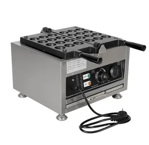 Pembuat Takoyaki Digital pemanggang wafel berbentuk bola gurita elektrik komersial mesin pembuat wafel bola ikan baja tahan karat - Product Image 6