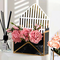 Boîtes à fleurs pour la fête des mères, en carton recyclable, pliables, pour emballages cadeaux, arrangements floraux