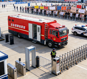 改装重型柴油欧五级卡车10人座新型自动变速箱户外移动厕所定制全尺寸公共厕所 - Product Image 3