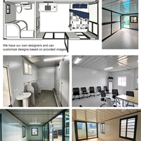 Mini-maison mobile préfabriquée pliable et empilable, prête à l'emploi, 1 chambre, transportable, petite maison pliable préfabriquée