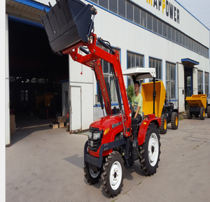 Tracteur agricole à chargement frontal et arrière creuser l'herbe pince fourche godet quatre en un - Product Image 4