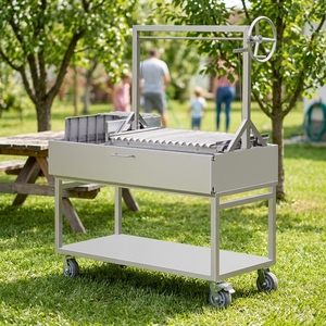<span class=keywords><strong>Barbecue</strong></span> extérieur en acier inoxydable, gril à charbon de bois, gril Santa Maria, gril argentin à charbon de bois, très vendu - Product Image 1