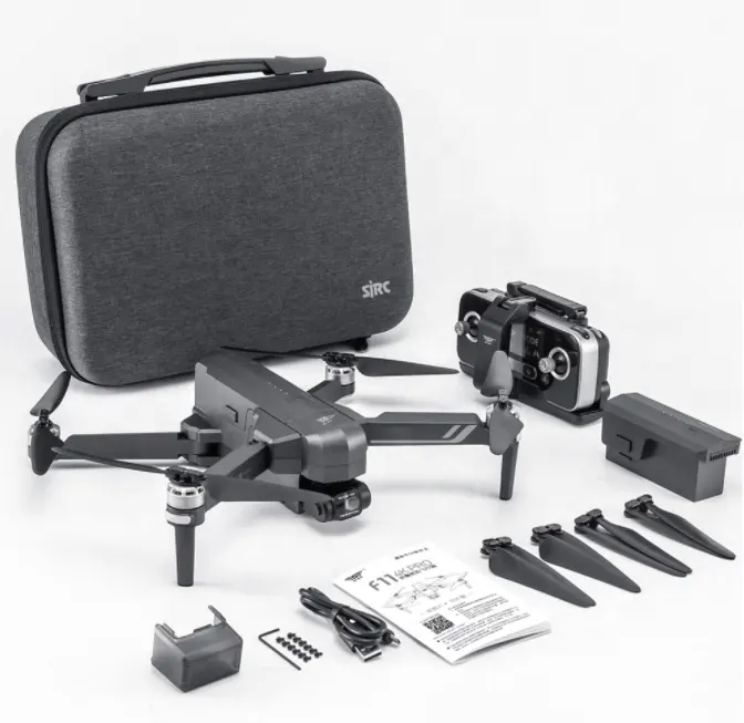 Amiqi SJRC F11S 4K Pro Drone 3Km Ptz Version 4K Camera Gps Drone 2-Axis Gimbal 5G Wifi Fpv Brushless Professional Rc Drone Rtf