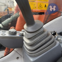 Excavatrice sur chenilles hydraulique Hitachi Zaxis 75 US d'occasion de 7,5 tonnes, modèle 2022, avec pompe à engrenages et roulement moteur, à vendre