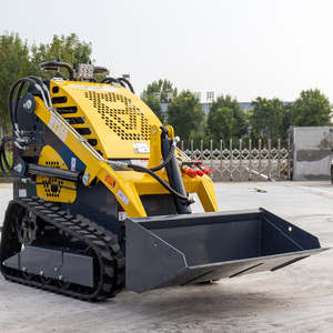 Utiliser l'accessoire de débroussailleuse 13.5hp Skid Steer loader With Shovel Bucket Hydraulic Auger mulcher - Product Image 1