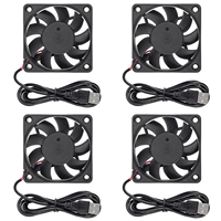 Ventilateur PWM ultra-fin OCOCOO 70 mm 15 mm 2500 tr/min à haute pression statique, silencieux, double roulement à billes, faible bruit, 50000H, pour refroidissement liquide de serveur