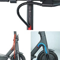 Funda protectora para freno de patinete eléctrico Xiaomi M365, tubos de protección en espiral ocultos para Motor, accesorios para patinete eléctrico, 1m