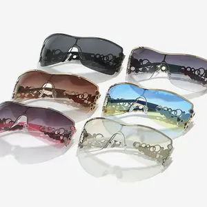 Fashion luxury Y2k sunglasses can be customized designer UV400 sunglasses for men and women