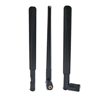 Antenne WiFi 2,4 GHz en caoutchouc, double bande 2,4G 5,8G, connecteur SMA rotatif, antenne omnidirectionnelle pour passerelle sans fil et module réseau