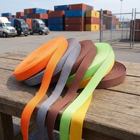 Sangle de cerclage en polypropylène PP résistante aux UV, sangle tissée industrielle pour la fixation des palettes de marchandises