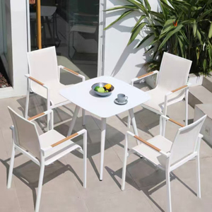 Hiện Đại Đồ Nội Thất Ngoài Trời Bán Buôn Hợp Kim Nhôm Bảng Sân Vườn Hồ Bơi Bãi Biển Sân Bảng Biệt Thự Bảng - Product Image 5